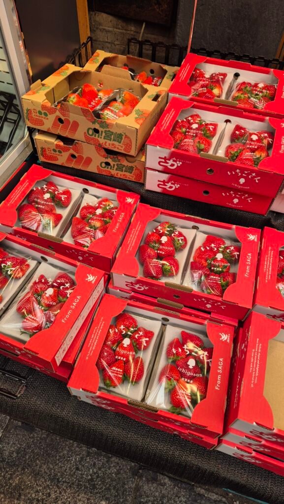 strawberry osaka market